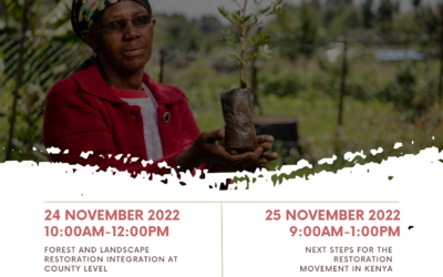 Kenya National Landscape Restoration Scaling Conference 2022